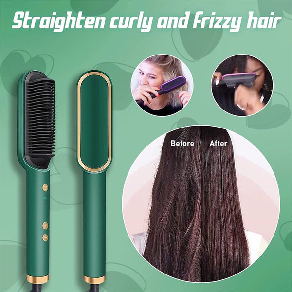 Professional electric hair straightener and hair curler 2 in 1 hair straightener
